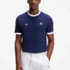 T-Shirt aus Stretch-Baumwolle mit Landesflagge und Logo T-Shirt aus Stretch-Baumwolle mit Landesflagge und Logo