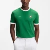 T-Shirt aus Stretch-Baumwolle mit Landesflagge und Logo T-Shirt aus Stretch-Baumwolle mit Landesflagge und Logo