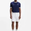 T-Shirt aus Stretch-Baumwolle mit Landesflagge und Logo T-Shirt aus Stretch-Baumwolle mit Landesflagge und Logo