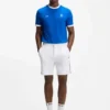 T-Shirt aus Stretch-Baumwolle mit Landesflagge und Logo T-Shirt aus Stretch-Baumwolle mit Landesflagge und Logo