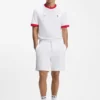 T-Shirt aus Stretch-Baumwolle mit Landesflagge und Logo T-Shirt aus Stretch-Baumwolle mit Landesflagge und Logo