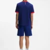 T-Shirt aus Stretch-Baumwolle mit Landesflagge und Logo T-Shirt aus Stretch-Baumwolle mit Landesflagge und Logo