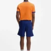 T-Shirt aus Stretch-Baumwolle mit Landesflagge und Logo T-Shirt aus Stretch-Baumwolle mit Landesflagge und Logo
