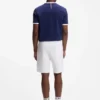 T-Shirt aus Stretch-Baumwolle mit Landesflagge und Logo T-Shirt aus Stretch-Baumwolle mit Landesflagge und Logo