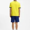 T-Shirt aus Stretch-Baumwolle mit Landesflagge und Logo T-Shirt aus Stretch-Baumwolle mit Landesflagge und Logo
