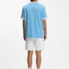 T-Shirt aus Stretch-Baumwolle mit Landesflagge und Logo T-Shirt aus Stretch-Baumwolle mit Landesflagge und Logo
