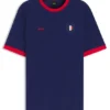 T-Shirt aus Stretch-Baumwolle mit Landesflagge und Logo T-Shirt aus Stretch-Baumwolle mit Landesflagge und Logo