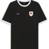 T-Shirt aus Stretch-Baumwolle mit Landesflagge und Logo T-Shirt aus Stretch-Baumwolle mit Landesflagge und Logo