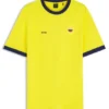 T-Shirt aus Stretch-Baumwolle mit Landesflagge und Logo T-Shirt aus Stretch-Baumwolle mit Landesflagge und Logo