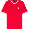 T-Shirt aus Stretch-Baumwolle mit Landesflagge und Logo T-Shirt aus Stretch-Baumwolle mit Landesflagge und Logo