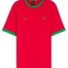 T-Shirt aus Stretch-Baumwolle mit Landesflagge und Logo T-Shirt aus Stretch-Baumwolle mit Landesflagge und Logo