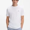 T-Shirt aus Stretch-Baumwolle mit Logo-Detail