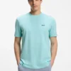 T-Shirt aus Stretch-Baumwolle mit Logo-Detail