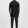 T-Shirt aus Stretch-Baumwolle mit Logo-Detail