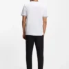 T-Shirt aus Stretch-Baumwolle mit Streifen und Logo