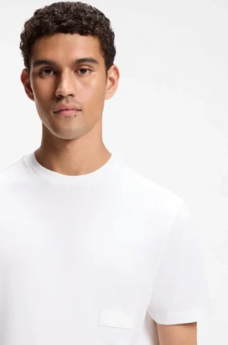 T-Shirt in lockerer Passform aus Baumwolljersey