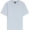 T-Shirt in lockerer Passform aus merzerisierter Baumwolle