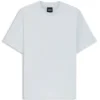 T-Shirt in lockerer Passform aus merzerisierter Baumwolle