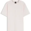 T-Shirt in lockerer Passform aus merzerisierter Baumwolle