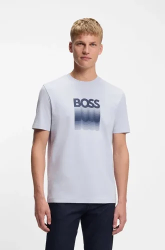 T-Shirt in Regular-Fit aus Baumwolljersey