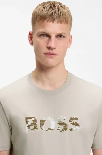 T-Shirt in Regular-Fit aus Baumwolljersey