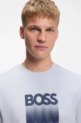 T-Shirt in Regular-Fit aus Baumwolljersey