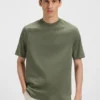 T-Shirt in Regular-Fit aus merzerisiertem Stretchstoff T-Shirt in Regular-Fit aus merzerisiertem Stretchstoff