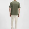 T-Shirt in Regular-Fit aus merzerisiertem Stretchstoff T-Shirt in Regular-Fit aus merzerisiertem Stretchstoff