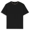 T-Shirt in Regular-Fit aus merzerisierter Baumwolle