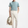 T-Shirt in Regular-Fit aus merzerisierter Baumwolle T-Shirt in Regular-Fit aus merzerisierter Baumwolle