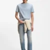 T-Shirt in Regular-Fit aus merzerisierter Baumwolle T-Shirt in Regular-Fit aus merzerisierter Baumwolle