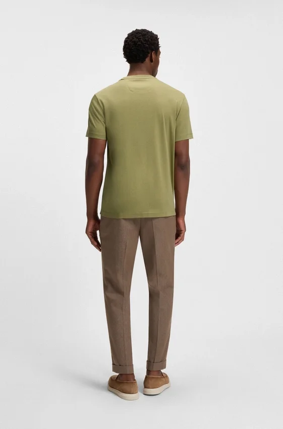 T-Shirt in Regular-Fit aus merzerisierter Baumwolle T-Shirt in Regular-Fit aus merzerisierter Baumwolle