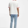 T-Shirt in Relaxed-Fit aus Baumwolle mit gestreiften Bündchen