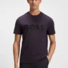 T-Shirt mit 3D-Logo aus Baumwolljersey T-Shirt mit 3D-Logo aus Baumwolljersey