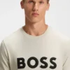 T-Shirt mit 3D-Logo aus Baumwolljersey T-Shirt mit 3D-Logo aus Baumwolljersey