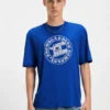 T-Shirt mit Aufdruck aus Baumwollfrottee