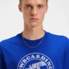 T-Shirt mit Aufdruck aus Baumwollfrottee