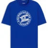 T-Shirt mit Aufdruck aus Baumwollfrottee