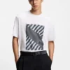 T-Shirt mit Aufdruck aus Baumwolljersey T-Shirt mit Aufdruck aus Baumwolljersey