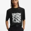 T-Shirt mit Aufdruck aus Baumwolljersey T-Shirt mit Aufdruck aus Baumwolljersey