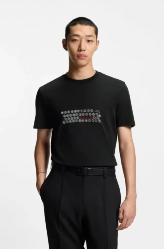 T-Shirt mit Aufdruck aus Baumwolljersey