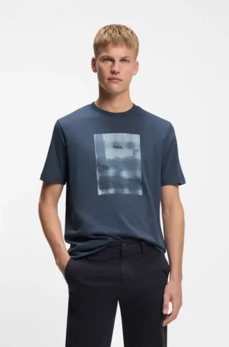 T-Shirt mit Aufdruck aus Baumwolljersey