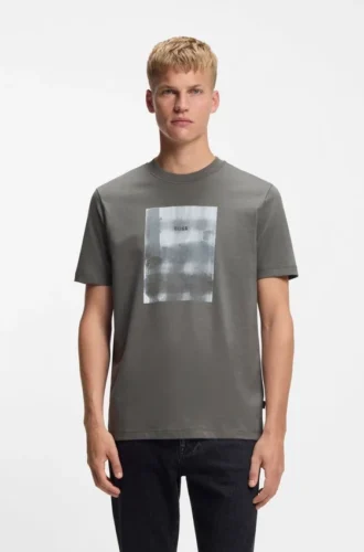T-Shirt mit Aufdruck aus Baumwolljersey