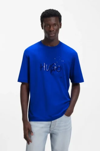 T-Shirt mit Aufdruck aus Baumwolljersey