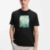 T-Shirt mit Aufdruck aus Baumwolljersey