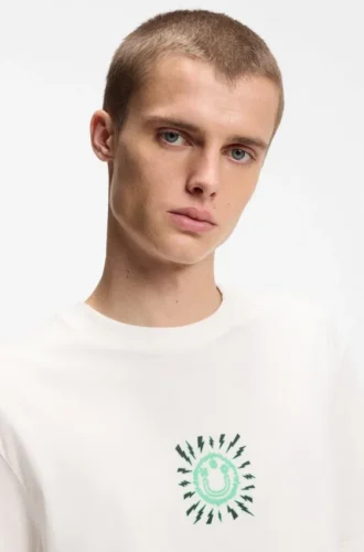 T-Shirt mit Aufdruck aus Baumwolljersey