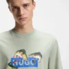 T-Shirt mit Aufdruck aus Baumwolljersey