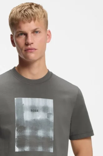 T-Shirt mit Aufdruck aus Baumwolljersey