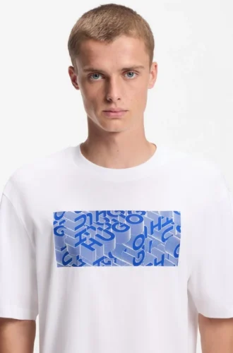 T-Shirt mit Aufdruck aus Baumwolljersey