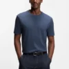 T-Shirt mit Bubble-Jacquard-Struktur aus einer Baumwollmischung T-Shirt mit Bubble-Jacquard-Struktur aus einer Baumwollmischung